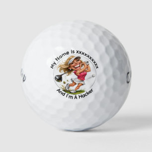 Personalised Golf Hacker Callaway Golf Balls