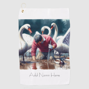 Personalised Golf Hazards Golf Towel