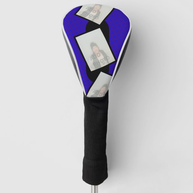 Personalised Golf Head Cover with Photos (Front)