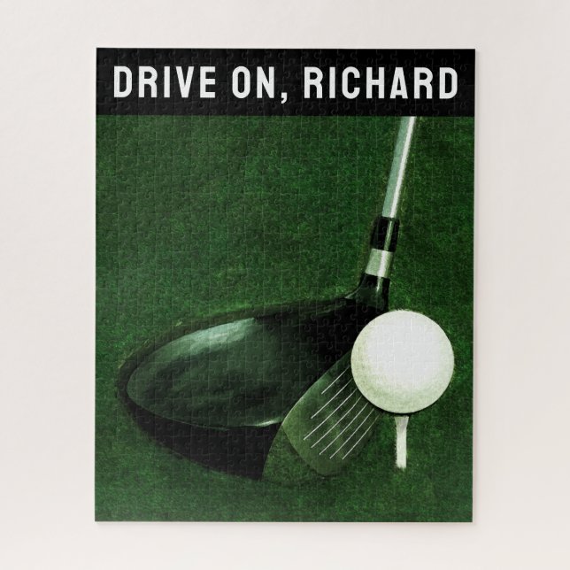 Personalised Golf Jigsaw Puzzle (Vertical)