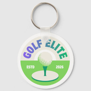 Personalised Golf Keychain Golf Lover Gift Round