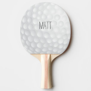 Personalised Golf Lodge Ping Pong Paddle