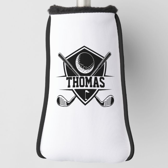 Personalised Golf Lover Head Cover (Rotate 90)