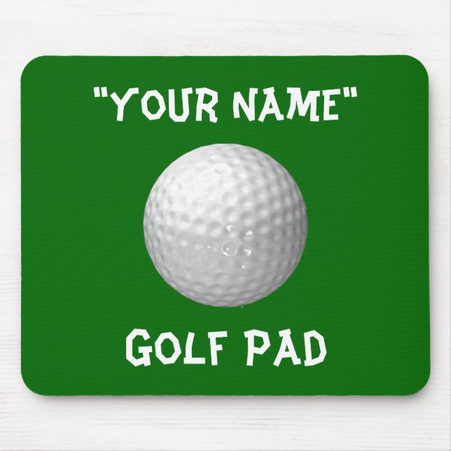Personalised Golf Mouse Pad (Front)