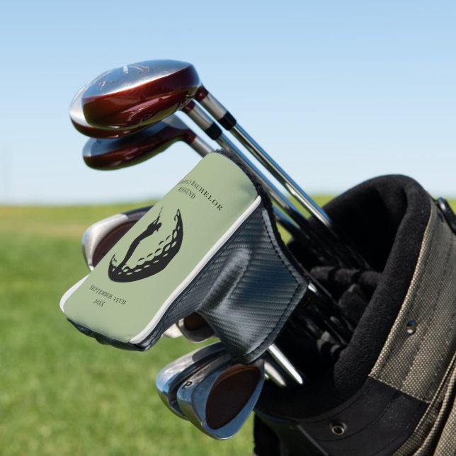 Personalised Golf Putter Cover | Bachelor Weekend (In Situ)