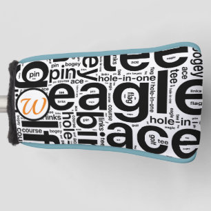 Personalised Golf Putter Head Cover