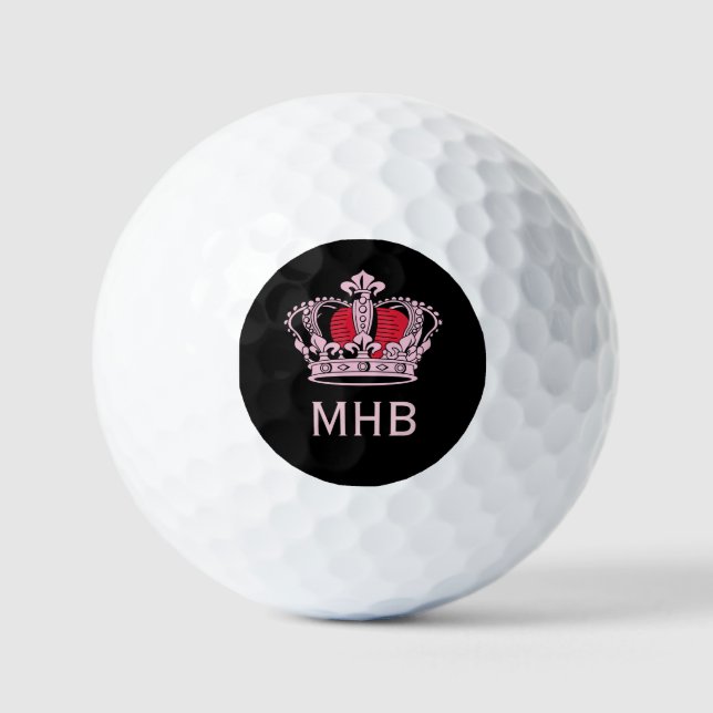 Personalised Golf Queen  Balls (Front)