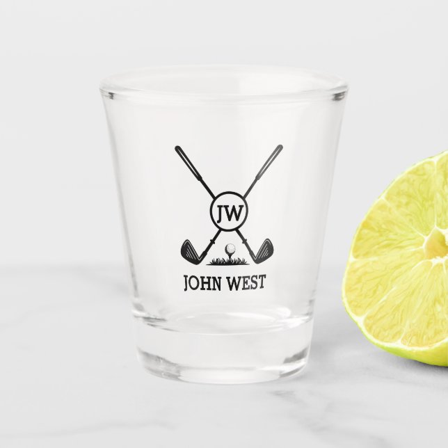 Personalised Golf Shot Glass (Front)