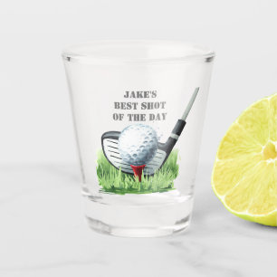 Personalised Golf Shot Glass