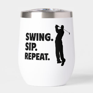 Personalised Golf Swing Sip Repeat