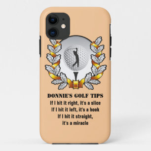 Personalised Golf Tip Golfer iPhone 5 Case