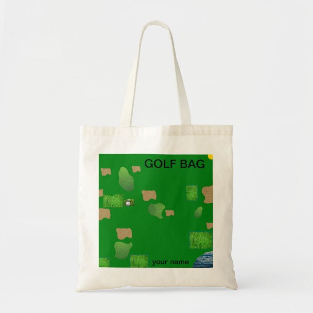 personalised golf tote bag (Front)