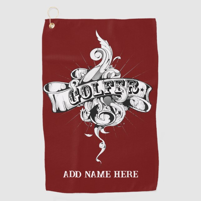 Personalised Golf Towel (Front)