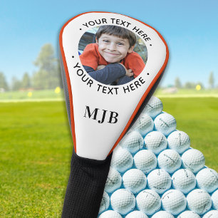Personalised Golfer Custom Photo Driver Monogram Golf Head Cover