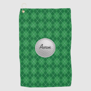 Personalised Golfer Golf Towel Gift