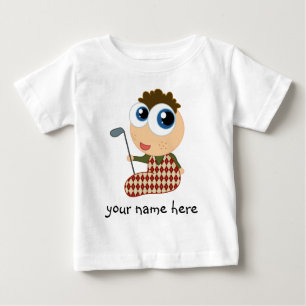 Personalised Golfer Golfing Kids T-shirt