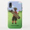 Personalised  golfer on golf course