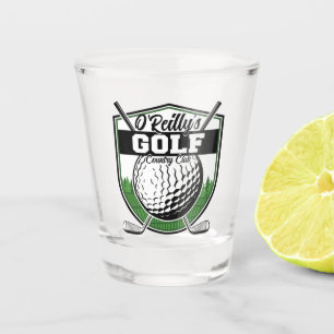 Personalised Golfer Player Pro Golf Country Club Shot Glass