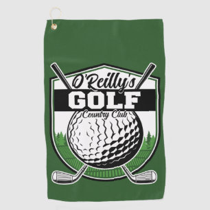 Personalised Golfer Player Pro Golf Country Club Towel