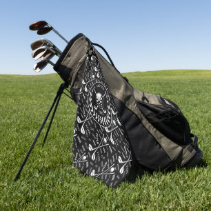 Personalised golfer stylish golf logo towel