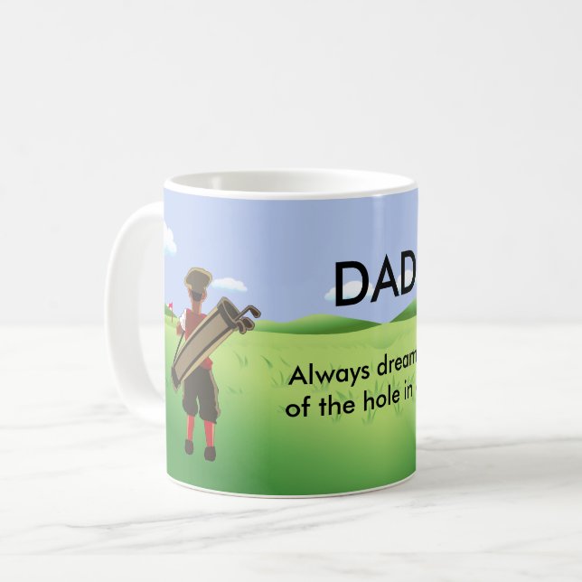 Personalised Golfer's Mug (Front Left)