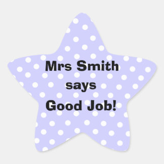 Personalised Good Job Teacher stickers