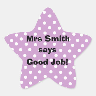 Personalised Good Job Teacher stickers