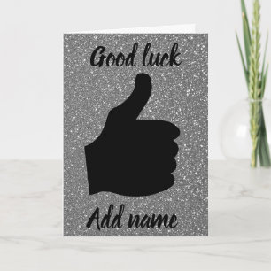 Personalised good luck card