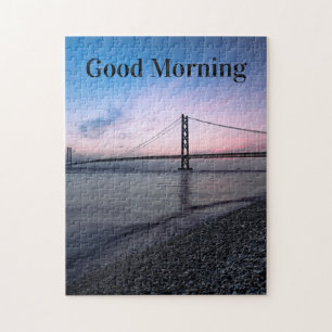 Personalised Good Morning Custom Photo Jigsaw Puzzle
