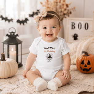 Personalised Good Witch in Training – Baby Bodysuit