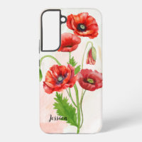 Personalised Gorgeious Watercolour Poppies Print