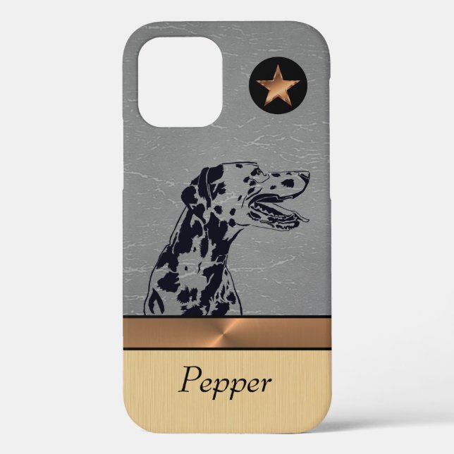 Personalised Gorgeous Dalmatian Dog iPhone Case (Back)