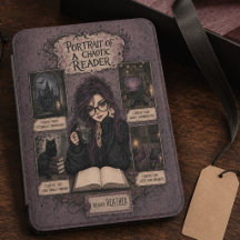 Personalised Gothic Chaotic Reader Kindle Case