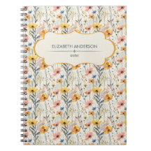 Personalised Gouache Meadow Flowers Pattern