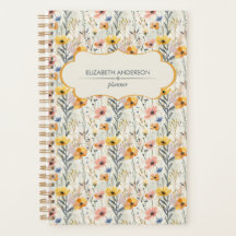 Personalised Gouache Meadow Flowers Pattern