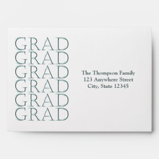 Personalised GRAD Envelope in Green