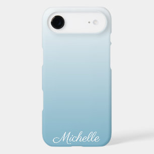 Personalised gradient ombre angel blue