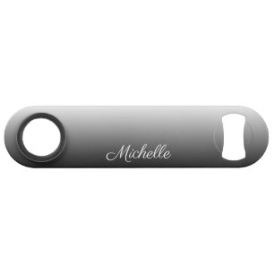 Personalised gradient ombre black shades of grey