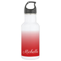 Personalised gradient ombre red