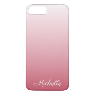 Personalised gradient ombre salmon pink Case-Mate iPhone case