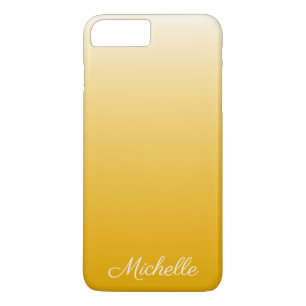 Personalised gradient ombre yellow Case-Mate iPhone case