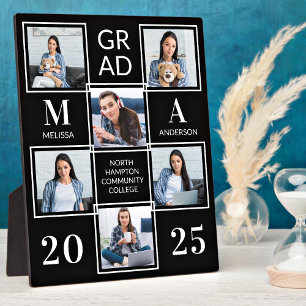 Personalised Graduate Class Black Photo Collage Pl Plaque