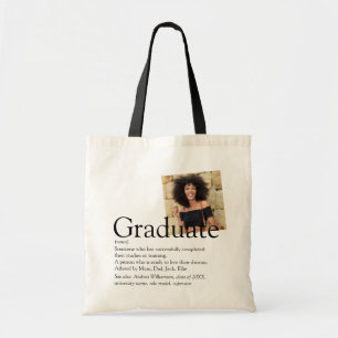 Personalised Graduate Definition Photo Tote Bag