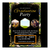 personalised graduate party, poster