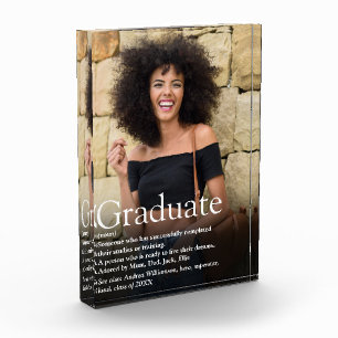 Personalised Graduate Photo Definition Quote