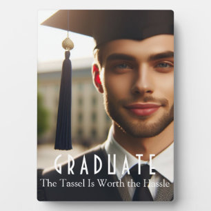 Personalised Graduate Photo Glass Graduation Gift Plaque