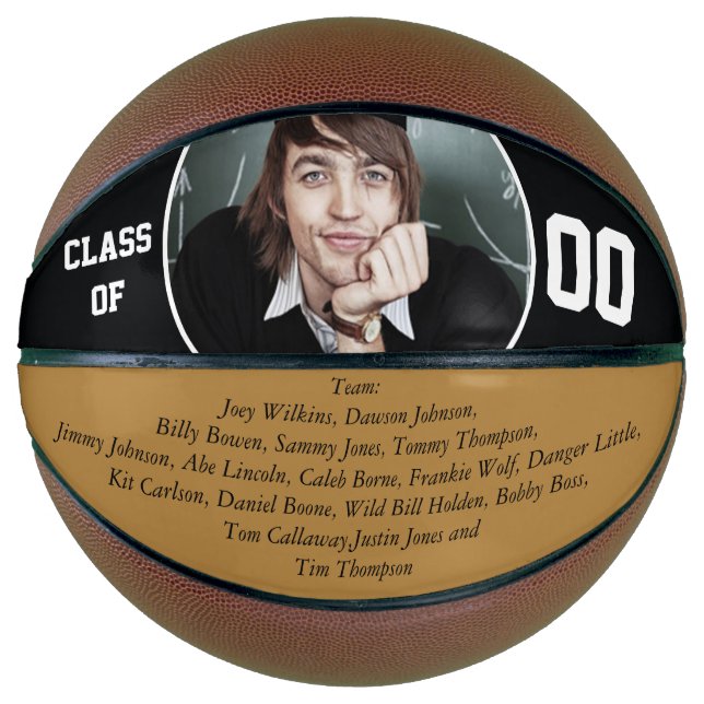 Personalised Graduates Team Members Year Basketball (Front)