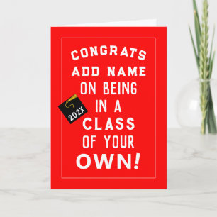 Personalised Graduation 2025 Card