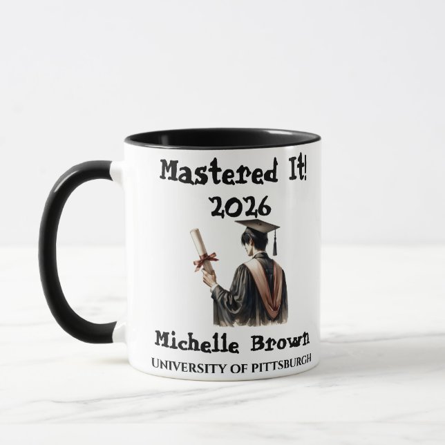Personalised Graduation 2026 Mug For Her/ Him (Left)