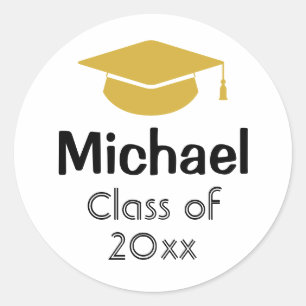 Personalised Graduation Bag Stickers Class of 2024